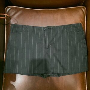 Brandy Melville Black Pinstripe Shorts